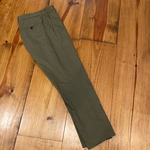 Men’s J crew olive slim dress khakis 36 x 30